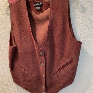Katch Me suede vest size medium excellent condition